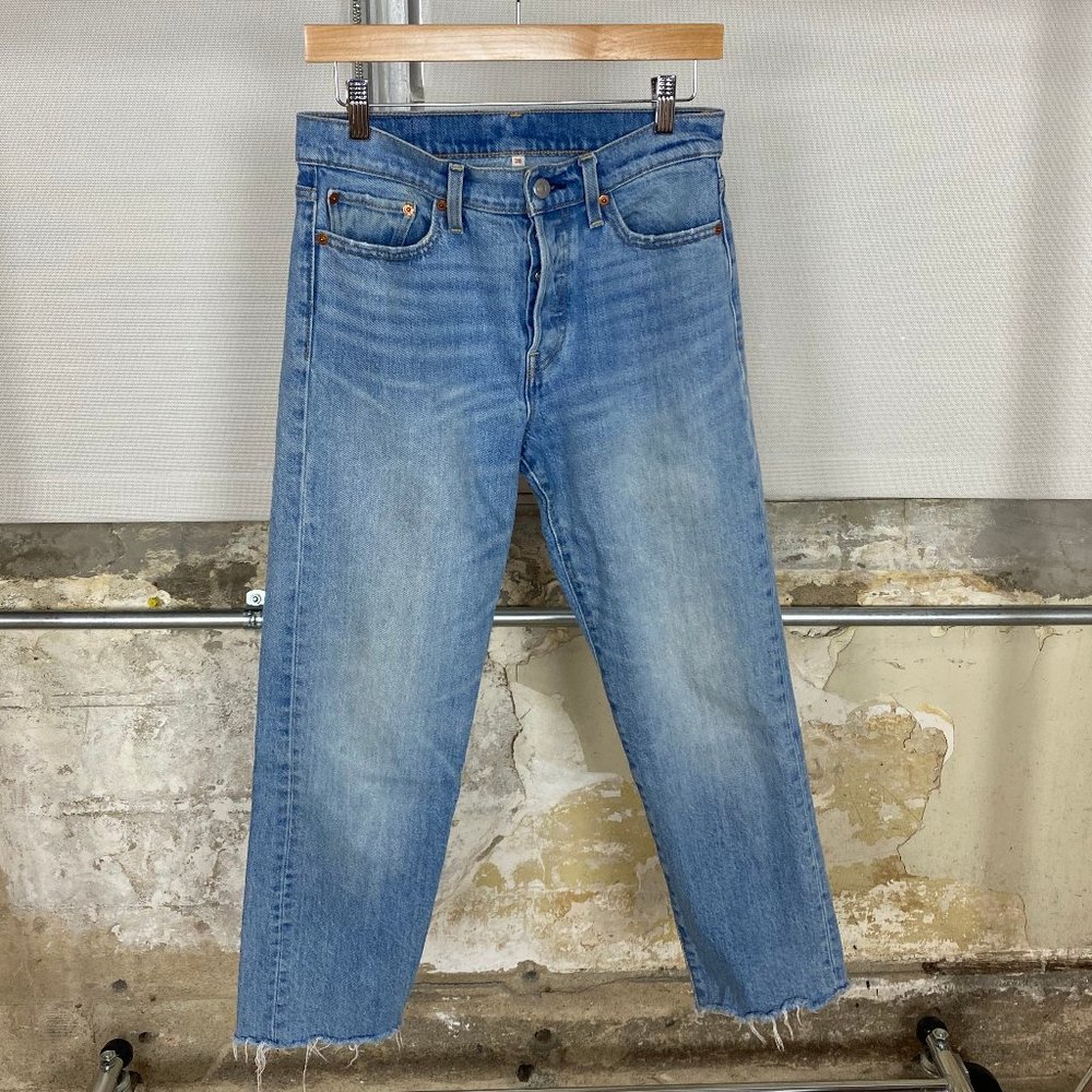 Levi's Wedgie Straight Blue Jeans